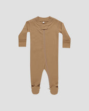 Load image into Gallery viewer, Quincy Mae - Zip Long Sleeve Sleeper Footie - Golden