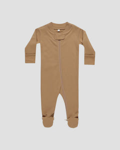 Quincy Mae - Zip Long Sleeve Sleeper Footie - Golden