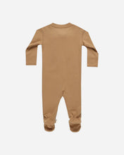 Load image into Gallery viewer, Quincy Mae - Zip Long Sleeve Sleeper Footie - Golden