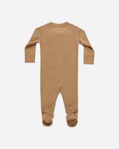 Quincy Mae - Zip Long Sleeve Sleeper Footie - Golden