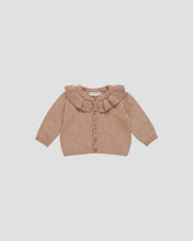 Load image into Gallery viewer, Quincy Mae - Ruffle Collar Cardigan - Rose