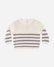Load image into Gallery viewer, Quincy Mae - Rex sweater - Slate Stripe