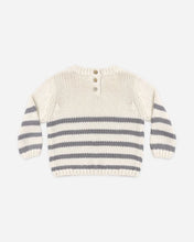 Load image into Gallery viewer, Quincy Mae - Rex sweater - Slate Stripe