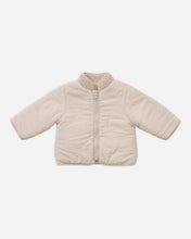 Load image into Gallery viewer, Quincy Mae - Shearling Zip Jacket - Oat