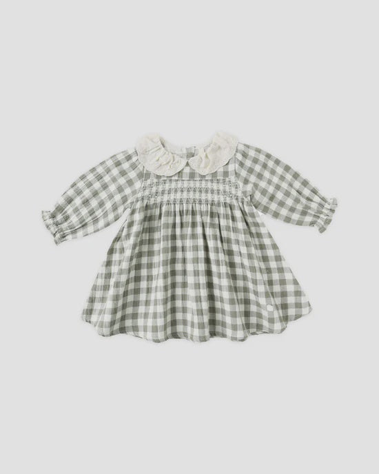 Quincy Mae - Callie Dress - Forest Check