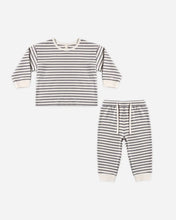 Load image into Gallery viewer, Quincy Mae - Cozy Set - Slate Stripe