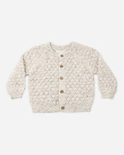 Load image into Gallery viewer, Quincy Mae - Bubble Knit Cardigan - Natural Confetti