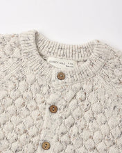 Load image into Gallery viewer, Quincy Mae - Bubble Knit Cardigan - Natural Confetti