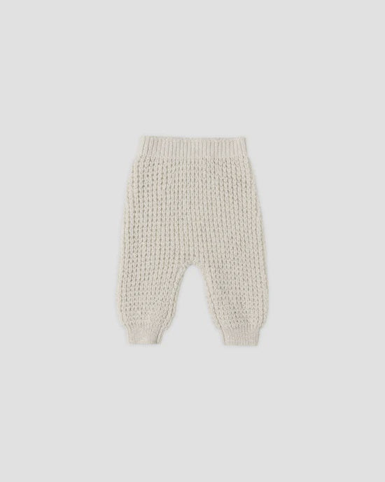 Quincy Mae - Chunky Knit Pant - Natural
