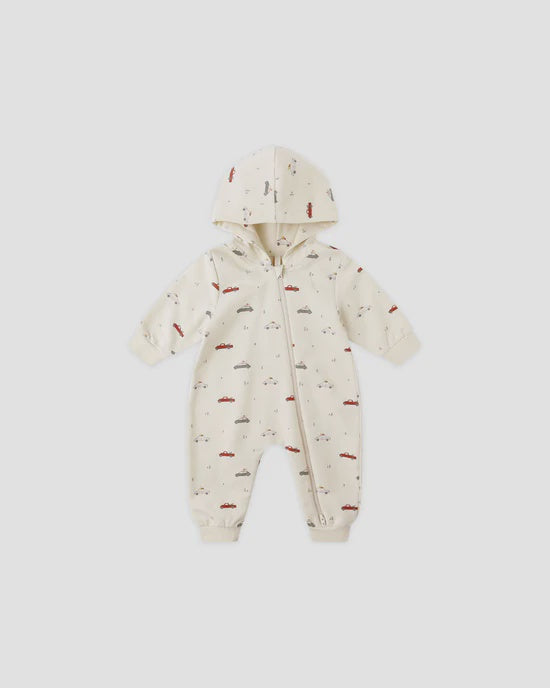 Quincy Mae - Hooded Jumpsuit - Cars