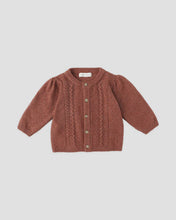 Load image into Gallery viewer, Quincy Mae - Holly Cardigan - Cranberry