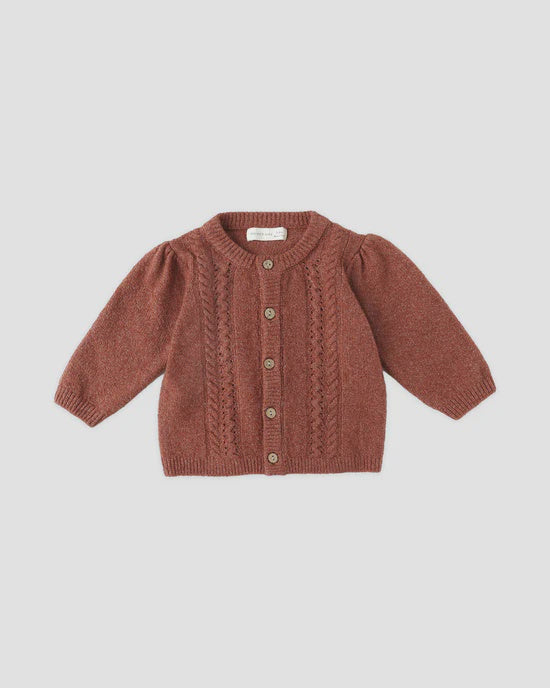 Quincy Mae - Holly Cardigan - Cranberry