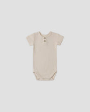 Load image into Gallery viewer, Quincy Mae - Ribbed Henley Bodysuit - Ecru