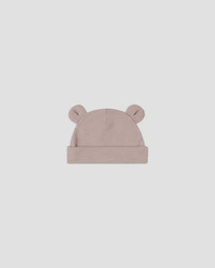 Quincy Mae - Baby Bear Beanie - Mauve