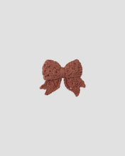 Load image into Gallery viewer, Quincy Mae - Crochet Bow - Cranberry