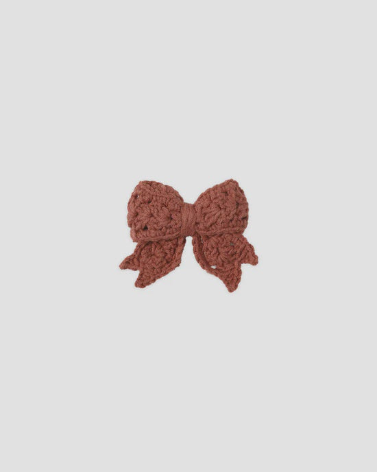 Quincy Mae - Crochet Bow - Cranberry