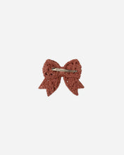 Load image into Gallery viewer, Quincy Mae - Crochet Bow - Cranberry