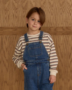 Rylee + Cru - Relaxed Long Sleeve Tee - Retro Stripe