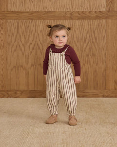 Rylee + Cru - Vintage Overall - Burgundy Stripe