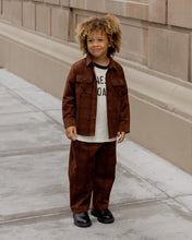 Load image into Gallery viewer, Corduroy Baggy Pant - Brown Plaid