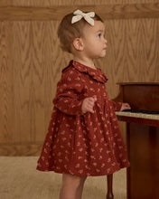 Load image into Gallery viewer, Rylee + Cru - Ruffle Collar Dress - Ruby Ditsy