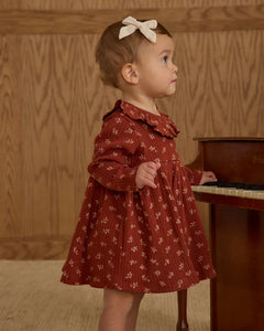 Rylee + Cru - Ruffle Collar Dress - Ruby Ditsy