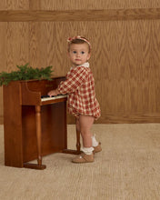 Load image into Gallery viewer, Rylee + Cru - Heidi Romper - Red Plaid