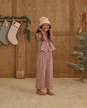 Load image into Gallery viewer, Rylee + Cru - Ruffle Pajamas - Ruby Fleur