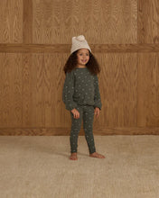 Load image into Gallery viewer, Rylee + Cru - Spongey Knit Set - Evergreen Ditsy