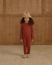 Load image into Gallery viewer, Rylee + Cru - Ribbed Long Sleeve Top - Ruby Ditsy