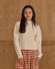 Load image into Gallery viewer, Rylee + Cru - Carolina Sweater Teen - Natural Speckle