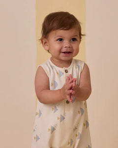 Rylee = Cru - Davis Romper - Angel Fish