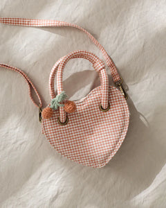 Rylee + Cru - Heart Purse - Poppy Gingham