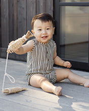 Load image into Gallery viewer, RYLEE + CRU - MAVRICK ROMPER - WAVY STRIPE