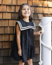 Load image into Gallery viewer, RYLEE + CRU - SAILOR DRESS - BLACK