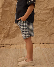 Load image into Gallery viewer, RYLEE + CRU - PERRY SHORT -  BLACK CHECK