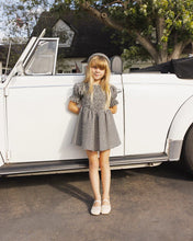 Load image into Gallery viewer, RYLEE + CRU - LOUISE DRESS - BLACK CHECK
