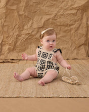 Load image into Gallery viewer, RYLEE + CRU - CROCHET ROMPER - ABSTRACT