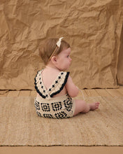 Load image into Gallery viewer, RYLEE + CRU - CROCHET ROMPER - ABSTRACT