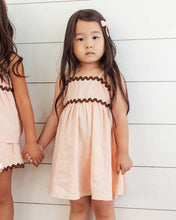 Load image into Gallery viewer, RYLEE + CRU - RIC RAC DRESS -  BLUSH