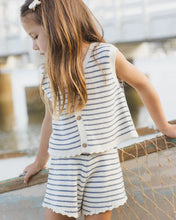 Load image into Gallery viewer, RYLEE + CRU - KNIT VEST SET  - MARINE STRIPE
