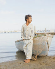 Load image into Gallery viewer, Rylee + Cru - Shawl Cardigan - Natural and Marine