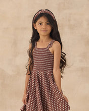 Load image into Gallery viewer, RYLEE + CRU - LAINEY DRESS -  CHOCOLATE POLKA DOT