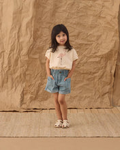 Load image into Gallery viewer, RYLEE + CRU - ALBA SHORT DENIM -  WASHED BLUE