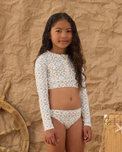 Load image into Gallery viewer, RYLEE + CRU - CROP RASHGUARD SET -  NAUTICAL