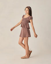 Load image into Gallery viewer, RYLEE + CRU - TEEN RACHEL SKIRT - CHOCOLATE POLKA DOT