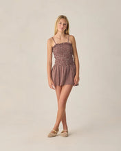Load image into Gallery viewer, RYLEE + CRU - TEEN DARIA MINI DRESS -  CHOCOLATE POLKA DOT
