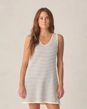 Load image into Gallery viewer, RYLEE + CRU - WOMEN'S CROCHET TANK MINI DRESS - MARINE STRIPE