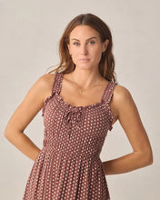 Load image into Gallery viewer, RYLEE + CRU - WOMEN'S JANE DRESS - CHOCOLATE POLKA DOT