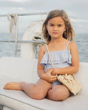 Load image into Gallery viewer, RYLEE + CRU - OFF-THE-SHOULDER ONE-PIECE - PERIWINKLE